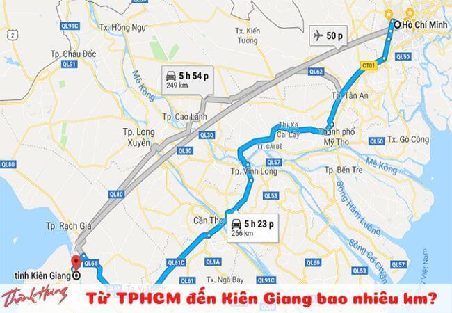 Tuyến đường thứ nhất đến Kiên Giang